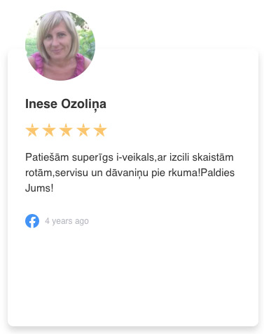 klientu vērtējums