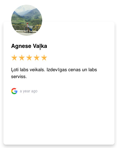 klientu vērtējums
