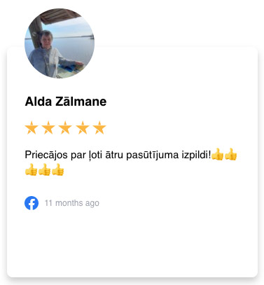 klientu vērtējums