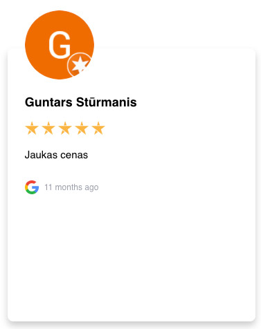 klientu vērtējums
