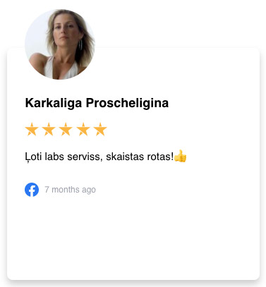 klientu vērtējums