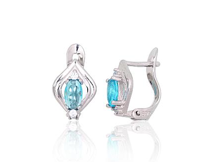 Ohrringe aus Silber mit Zirkonia