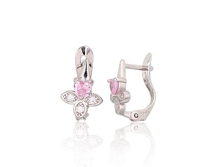 Ohrringe aus Silber mit Zirkonia