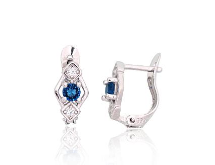 Ohrringe aus Silber mit Zirkonia