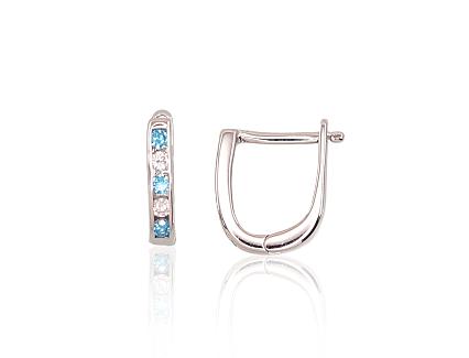Auskarai iš sidabro su cirkoniais