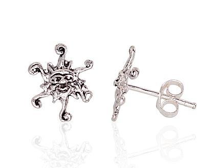 Silver earrings