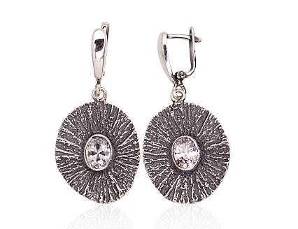 Ohrringe aus Silber mit Zirkonia