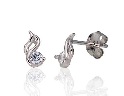 Ohrringe aus Silber mit Zirkonia