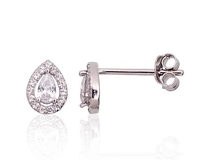 Sudraba auskari ar cirkoniem