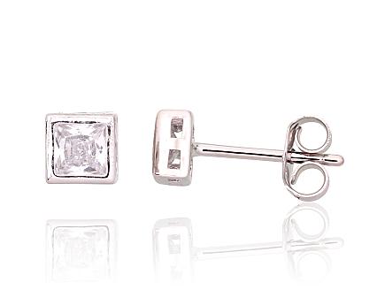 Ohrringe aus Silber mit Zirkonia