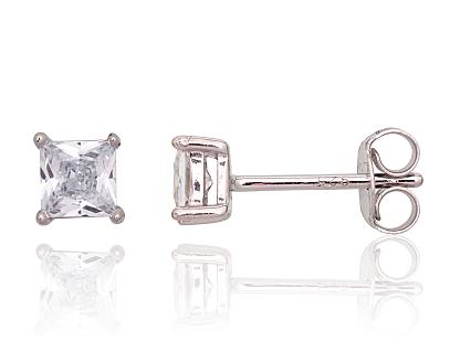 Ohrringe aus Silber mit Zirkonia
