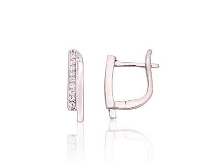 Sudraba auskari ar cirkoniem