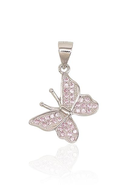 Kettenanhänger aus Silber mit Zirkonia
