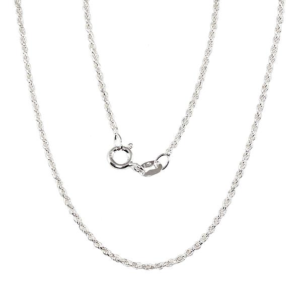 Sudraba ķēdīte "Tauvas (Rope) 1.3 mm"