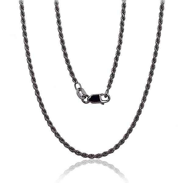 Sudraba ķēdīte "Tauvas (Rope) 2 mm"