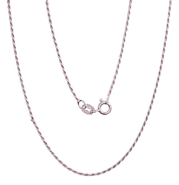 Sudraba ķēdīte "Tauvas (Rope) 1.1 mm"