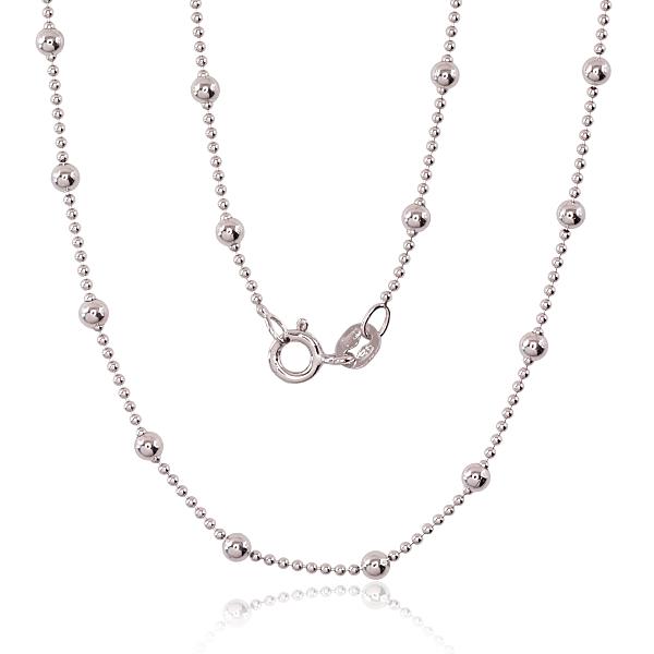 Sudraba ķēdīte "Krellītes 1 mm"