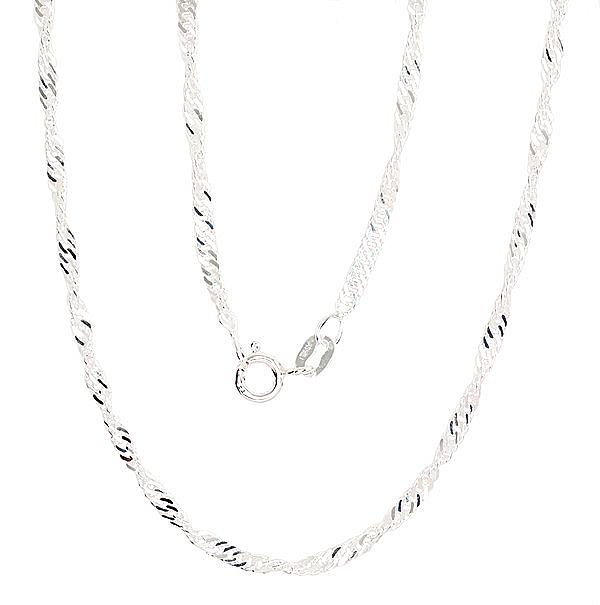 Sudraba ķēdīte "Singapūra 2.5 mm"