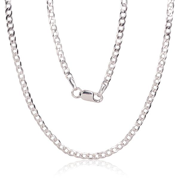 Hõbedast kett "Curb 2.5 mm"