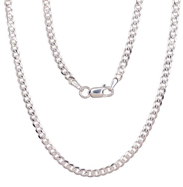 Sudraba ķēdīte "Kartjē 2.5 mm"