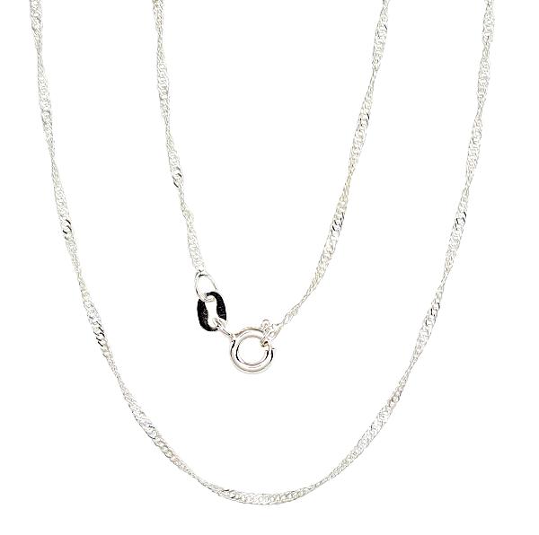 Sudraba ķēdīte "Singapūra 1.5 mm"