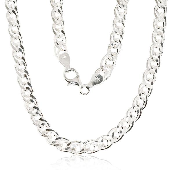Sudraba ķēdīte "Mona Liza 6 mm"