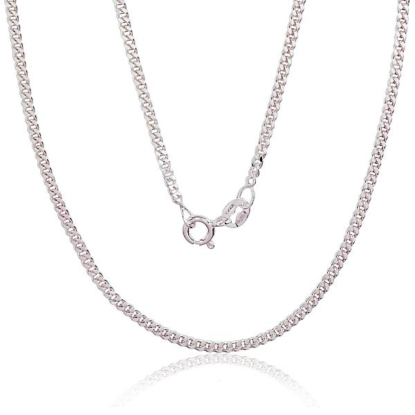 Sudraba ķēdīte "Kartjē 2 mm"