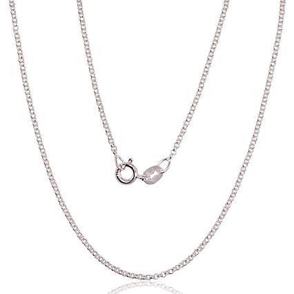 Sudraba ķēdīte "Rollo 1 mm"