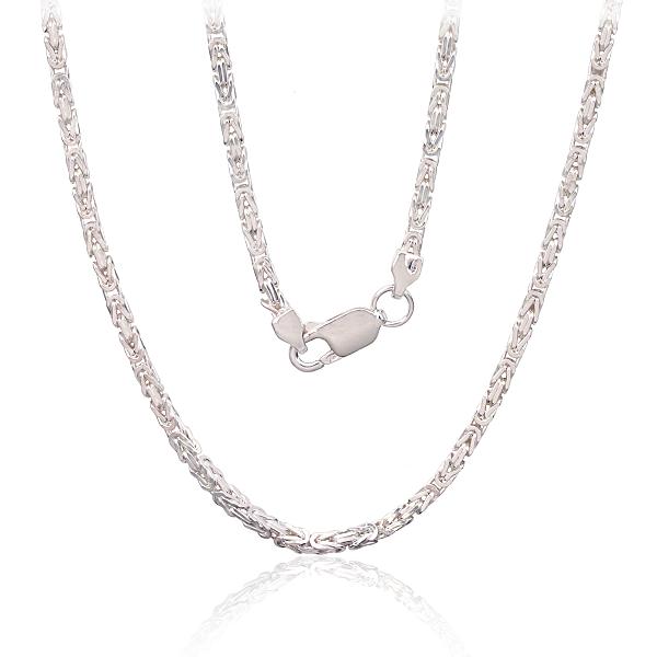 Sudraba ķēdīte "Bizantija 2.1 mm"